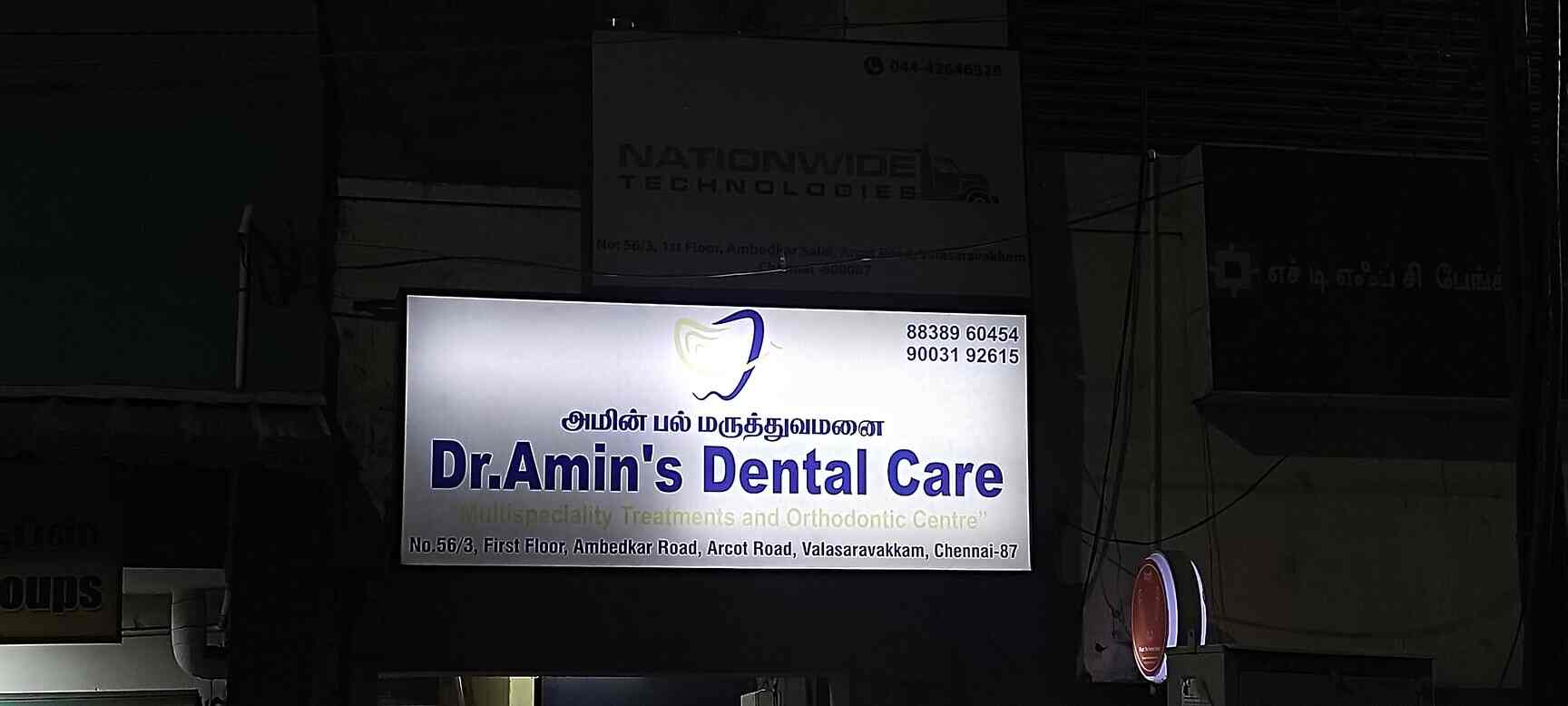 Dr. Amin's Dental Care in Valasaravakkam,Chennai Best Dentists in Chennai Justdial