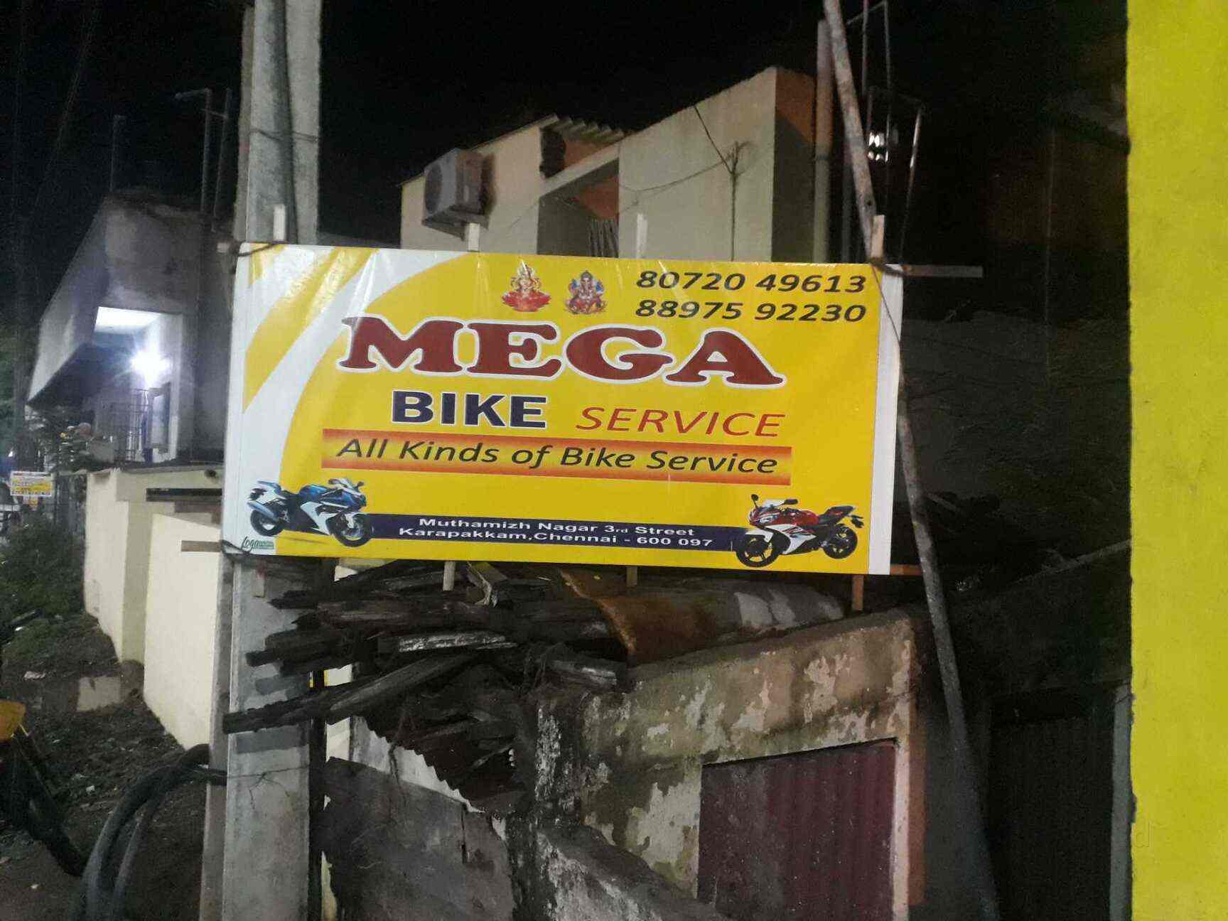 Catalogue Mega Bike Service Closed Down in Karapakkam Chennai