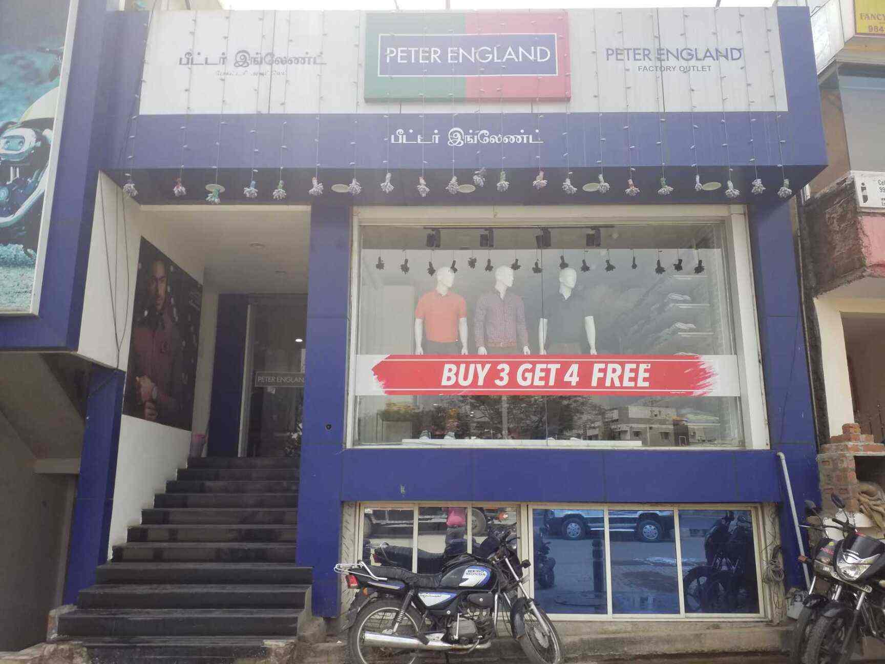 Peter England Outlet in Kolathur,Chennai Best T Shirt Retailers in