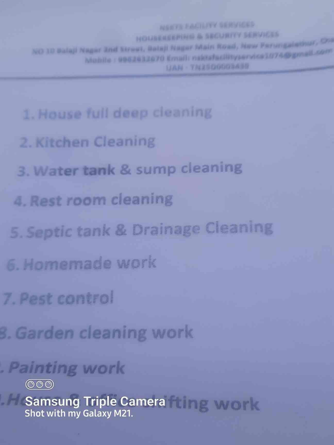 Nskts Facility Services in Perungalathur,Chennai Best Cleaning