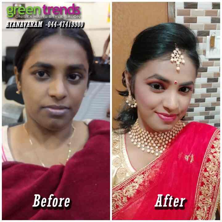 Green Trends Unisex Hair & Style Salon in Ayanavaram,Chennai Best