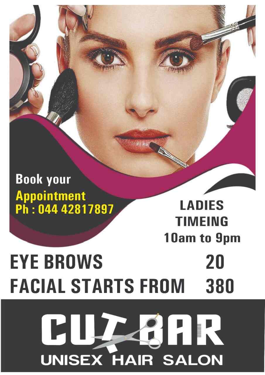 Salon Cut Bar in Vadapalani,Chennai Best Beauty Spas in Chennai