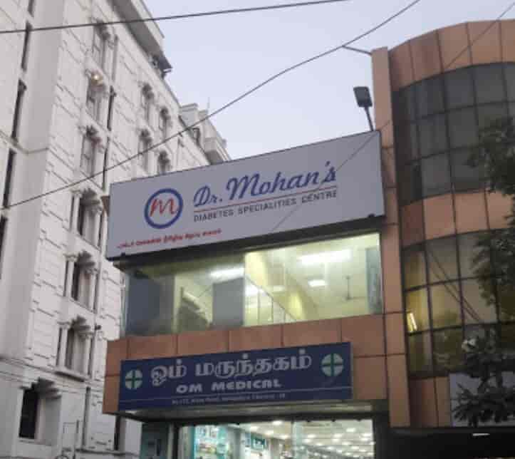 diabetes del Dr. mohan anna nagar pin