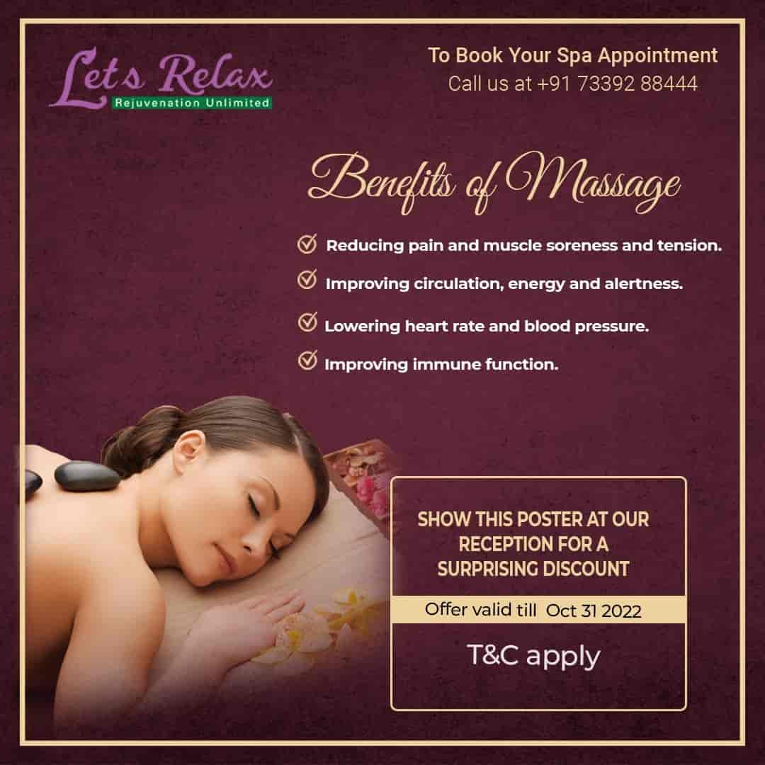 Lets Relax in Anna Nagar,Chennai Best Body Massage Centres in Chennai