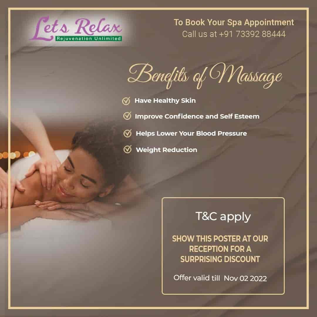 Lets Relax in Anna Nagar,Chennai Best Body Massage Centres in Chennai