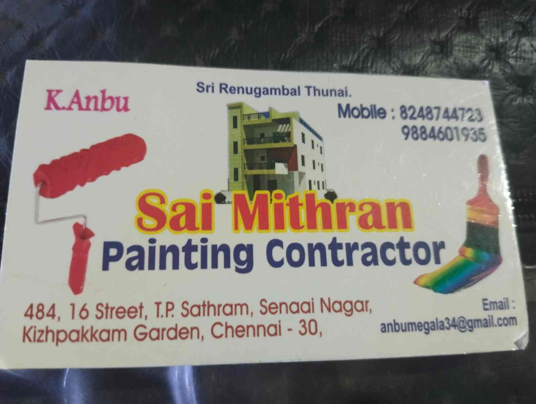 Sai Mithran Painting Contractor in Kilpauk,Chennai Best Painting