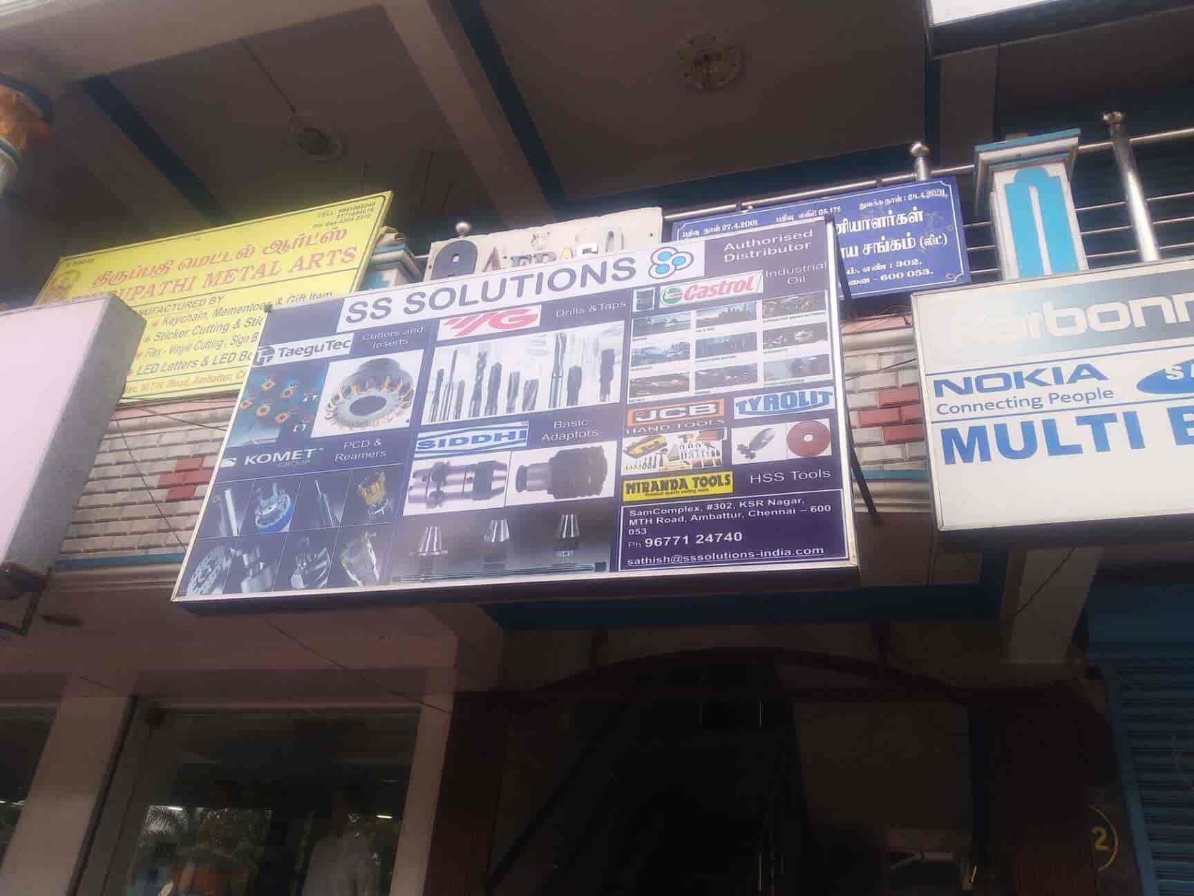 Ss Solutions, Ambattur Cutting Tool Dealers in Chennai Justdial