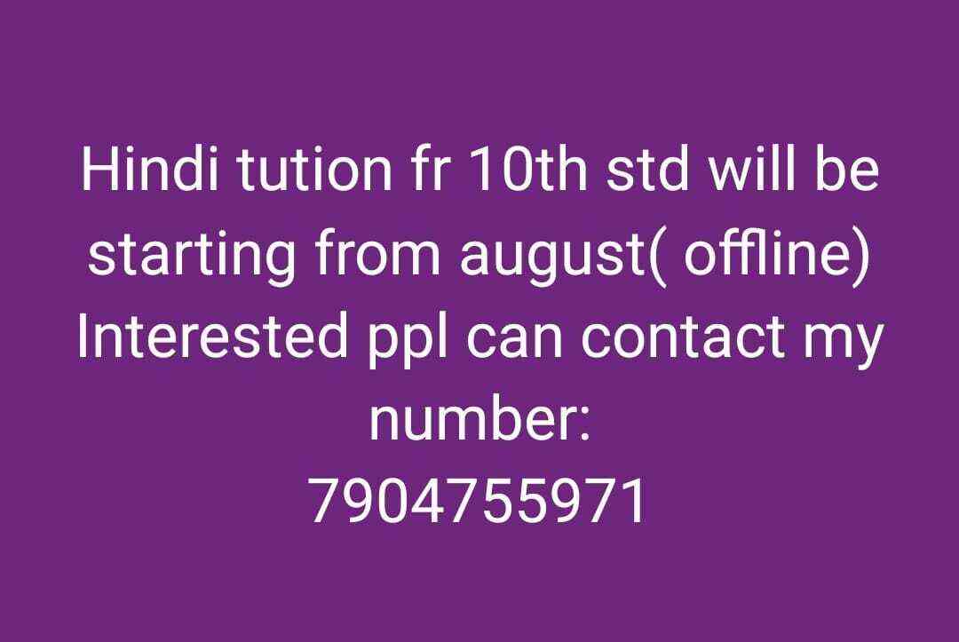 Hindi Tuition in Selaiyur,Chennai - Best Language Classes in Chennai ...