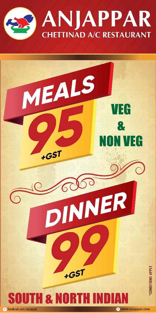 Anjappar Chettinad Restaurant in Kilpauk,Chennai Order Food Online