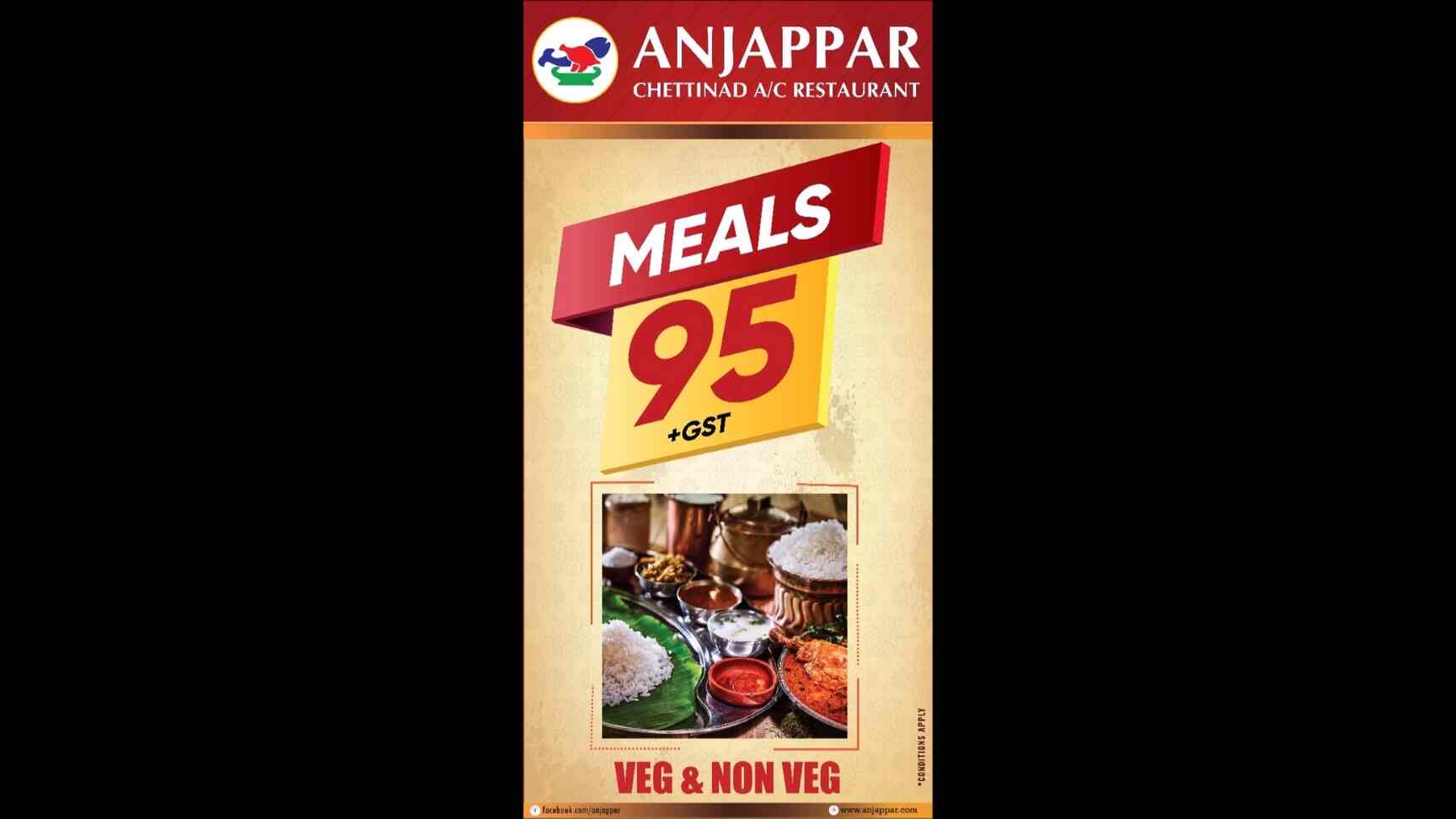 Anjappar Chettinad Restaurant in Kilpauk,Chennai Order Food Online