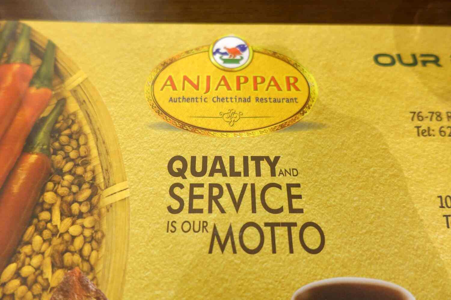 Anjappar Chettinad Restaurant in Kilpauk,Chennai Order Food Online