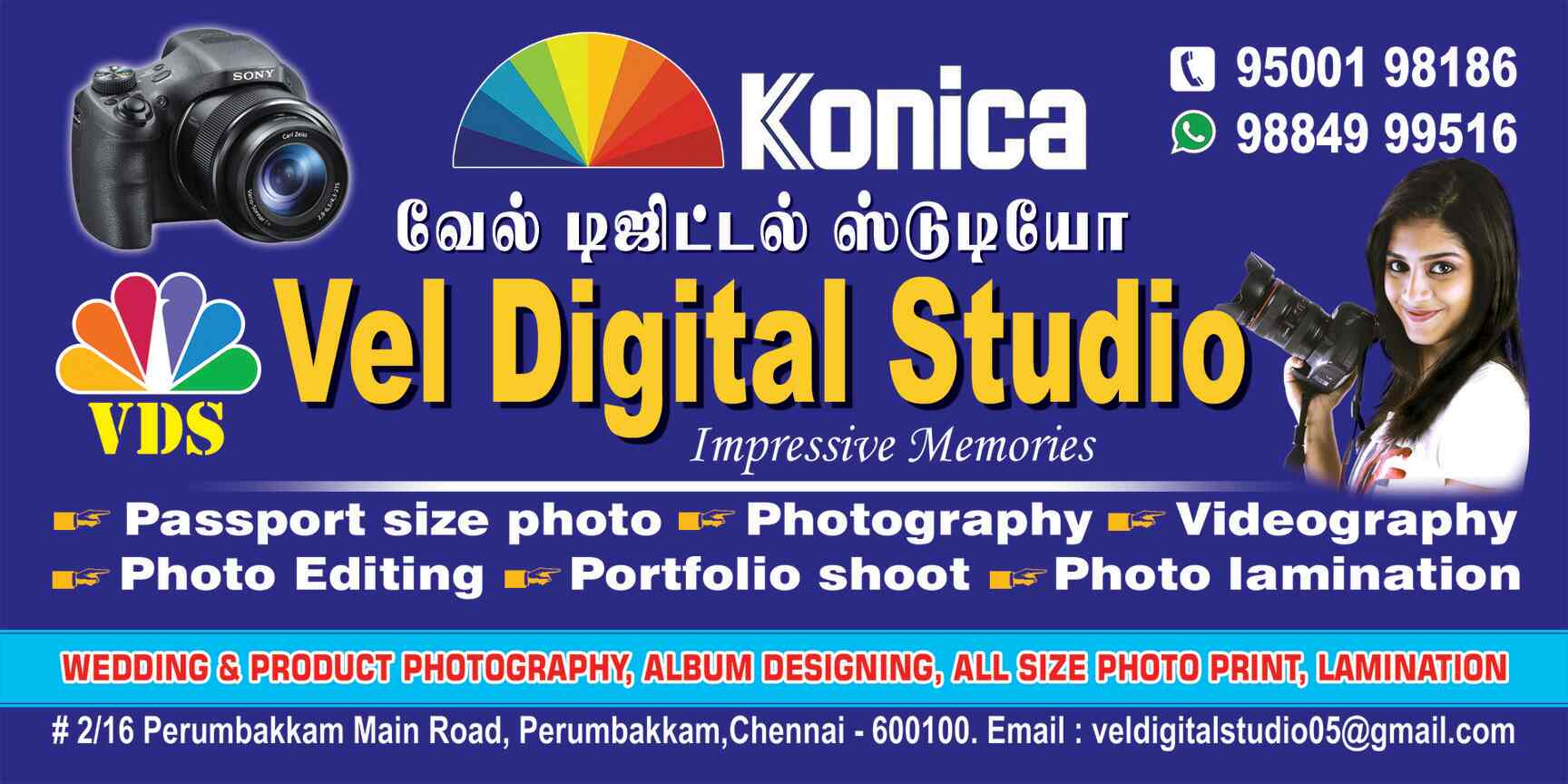 Top Digital Photo Studios in Othivakkam, Chennai near me Justdial