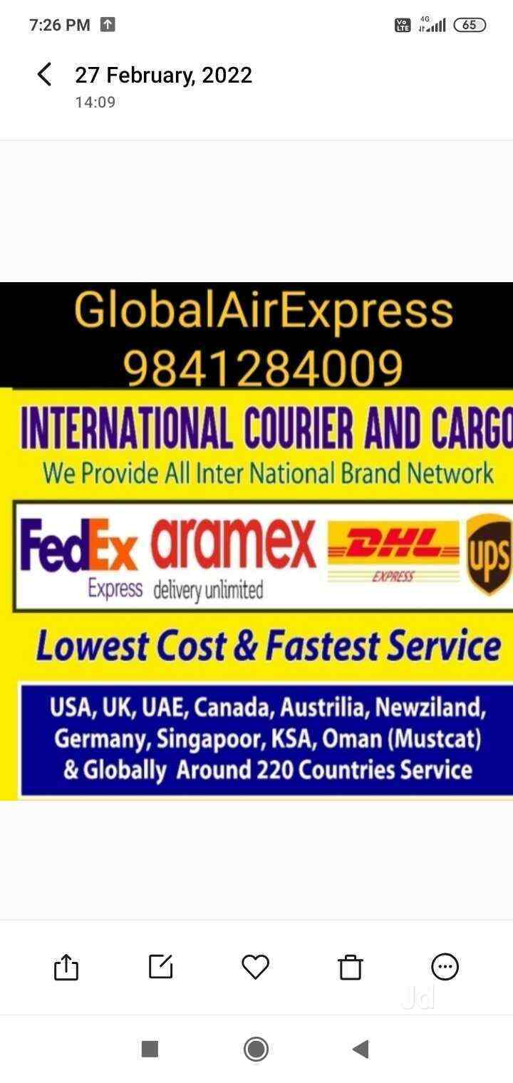 Top Courier Services For USA in Nungambakkam Best Courier Services
