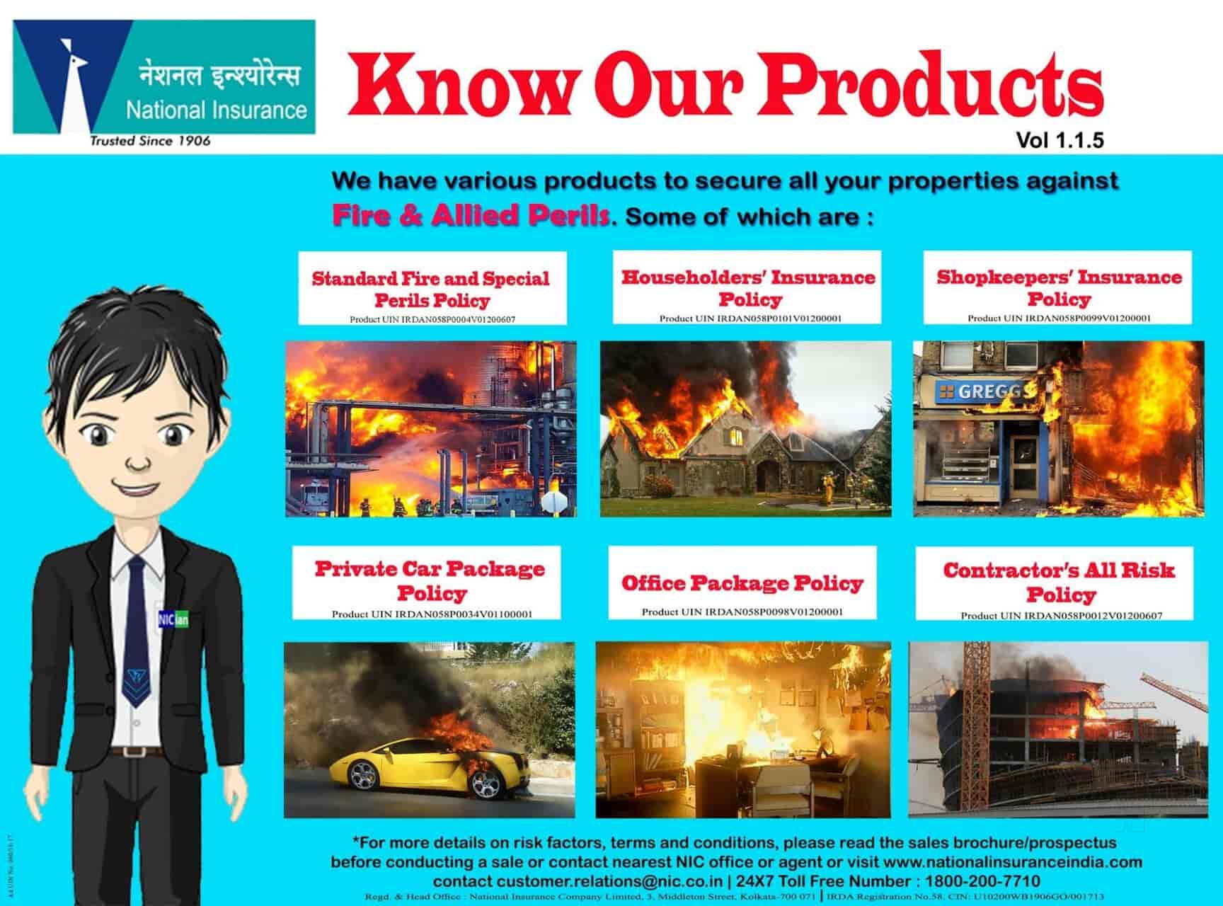 Find List Of National General Insurance In Adyar National