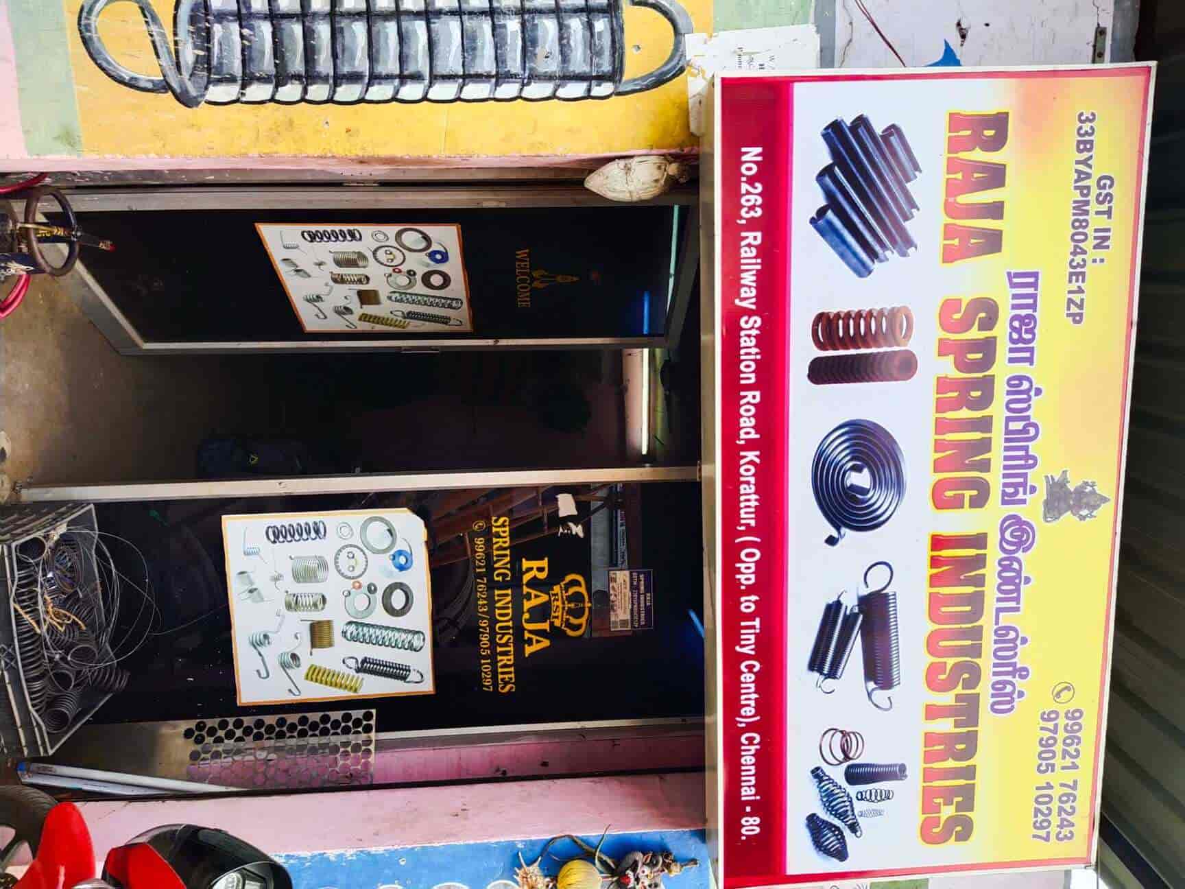 Raja Spring Industries in Korattur,Chennai Best Spring Manufacturers