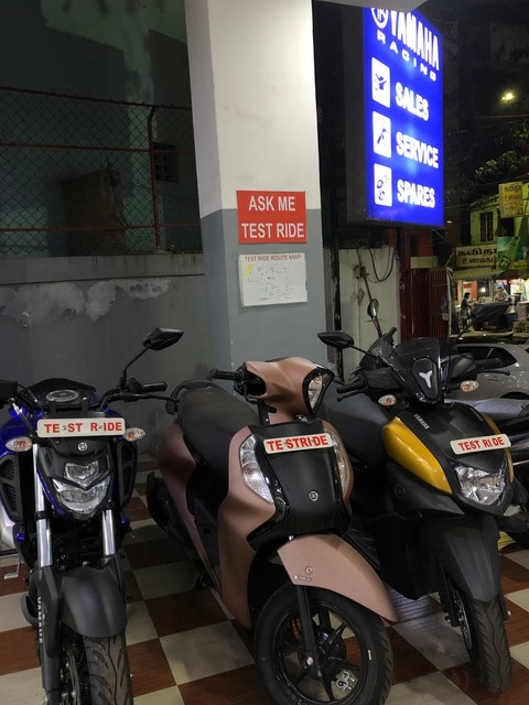 Yamaha showroom deals kolathur