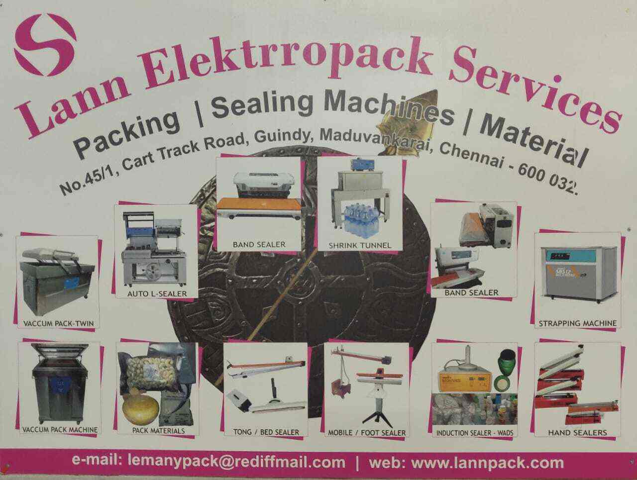 Lann Elektrropack Services, Guindy Sealing Machine Dealers in Chennai Justdial