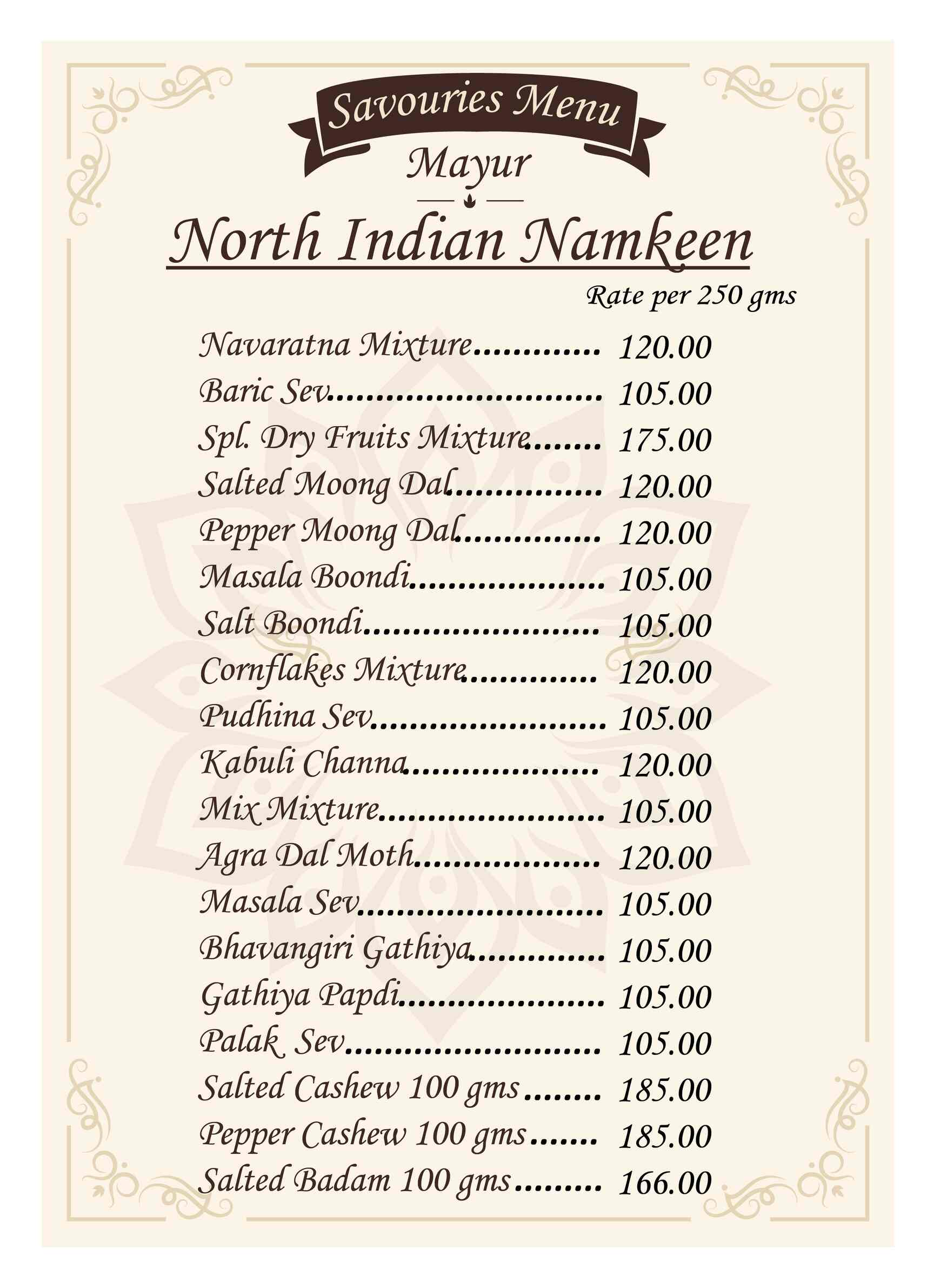 Mayur Annalakshmi Sweets Savouries Spices in egmore,Chennai Best