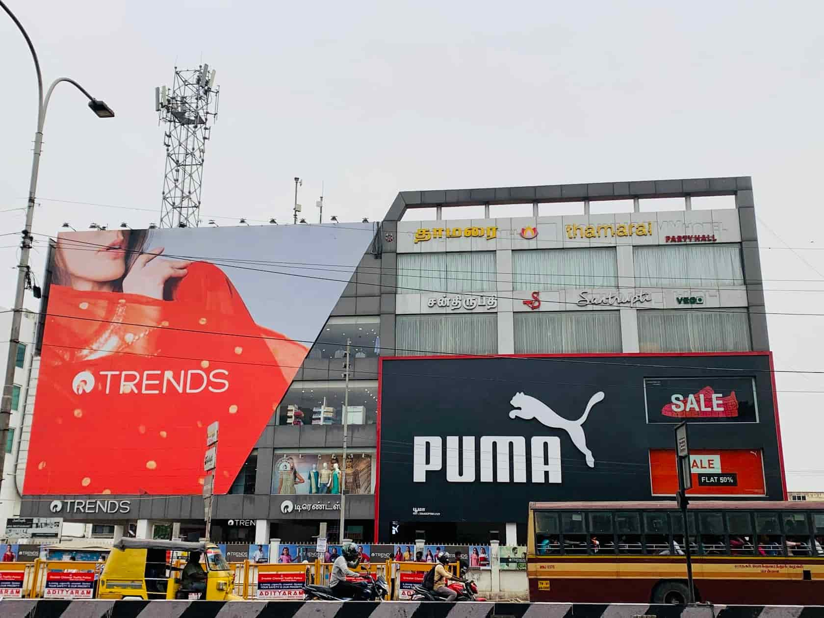 Puma outlets in on sale chennai