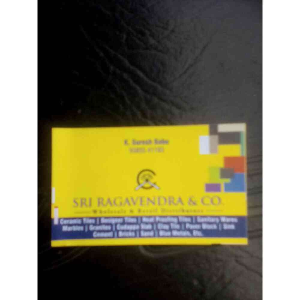 Sri Ragavendra & Co in Mkb Nagar,Chennai Best Ceramic Tile Dealers in