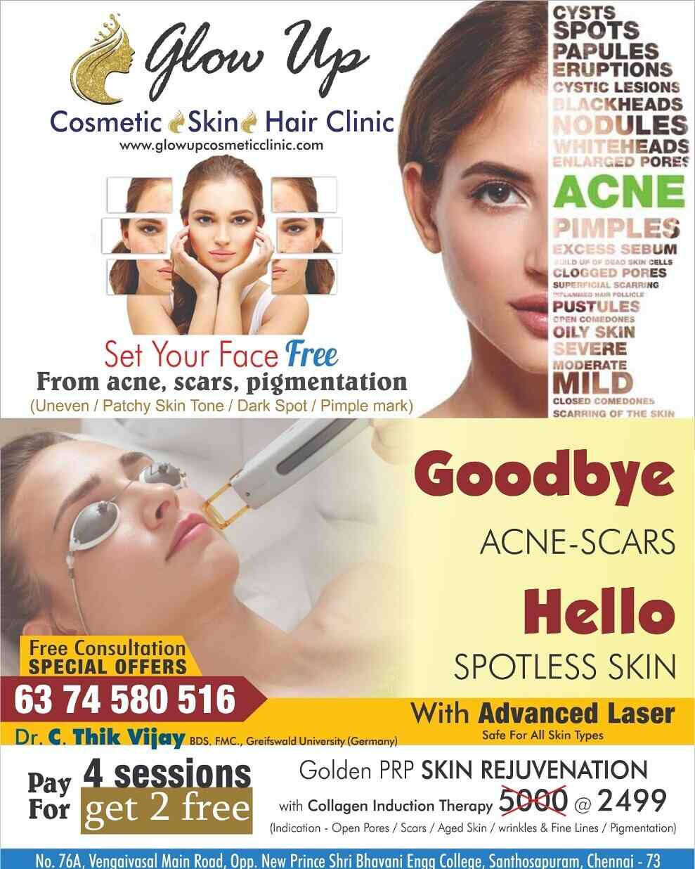 Glow Up & Smile Up (SKIN HAIR DENTAL) COSMETIC CLINIC in