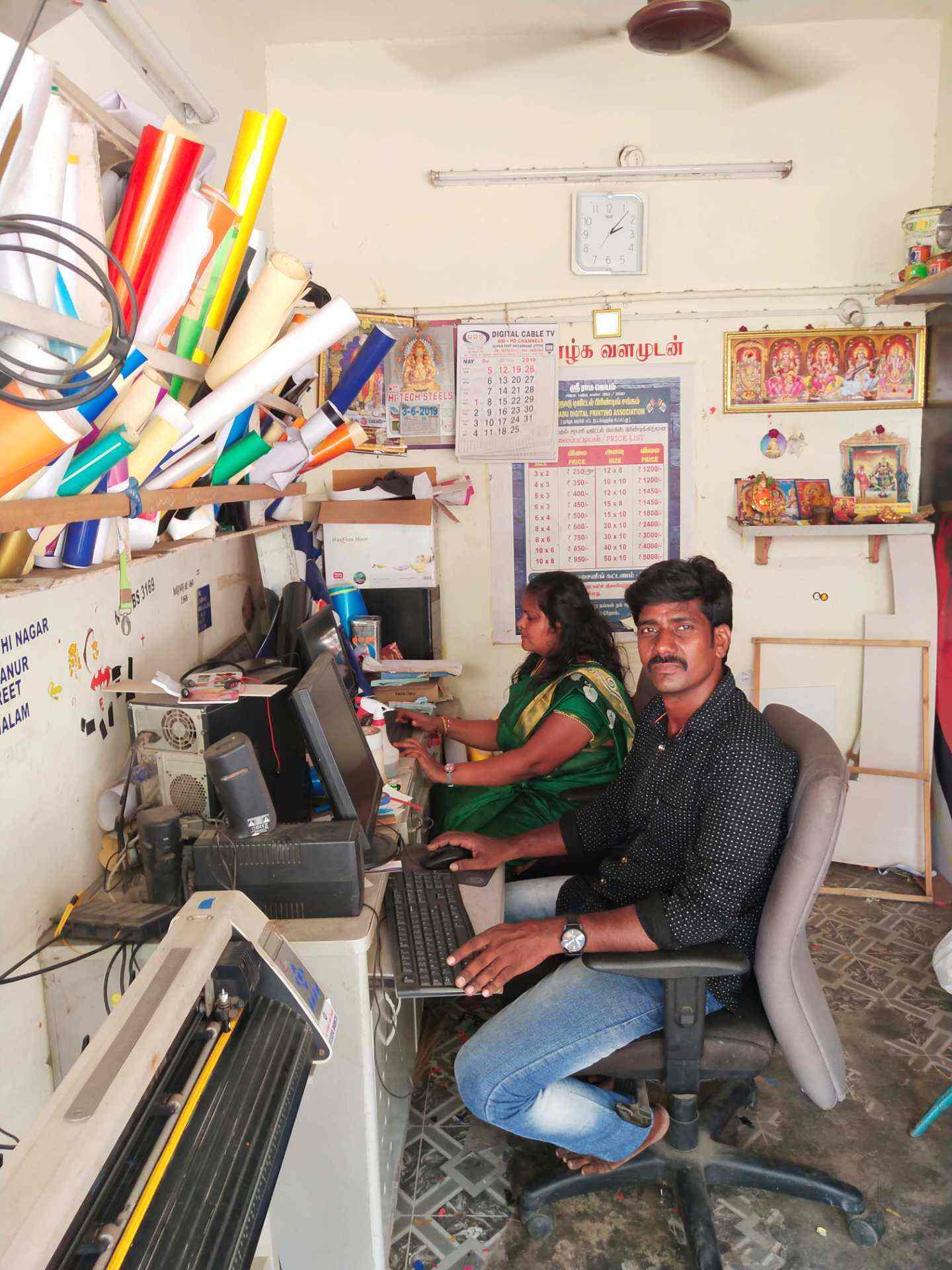 J M Digital Banner Printing Photos Thirumullaivoyal Chennai