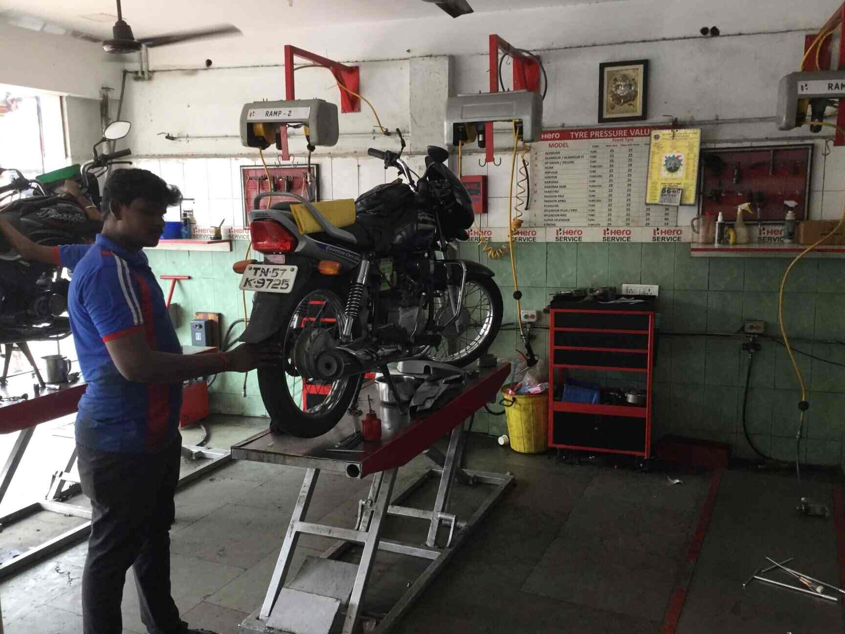 hero showroom velachery