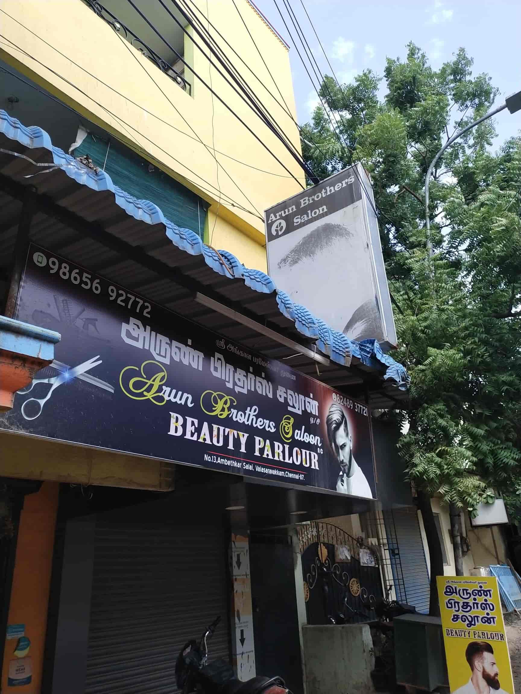 Arun Brothers Hair Saloon in Valasaravakkam,Chennai Best Beauty
