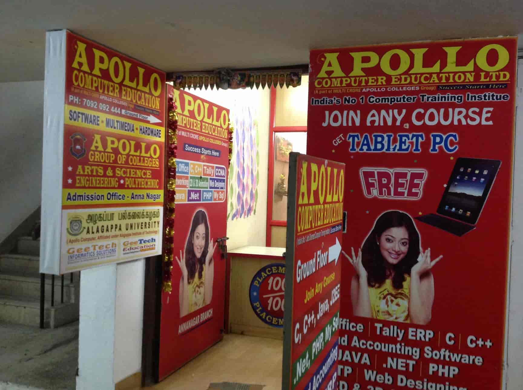 Apollo Computer Education Ltd Anna Nagar Tutorials In Chennai Justdial