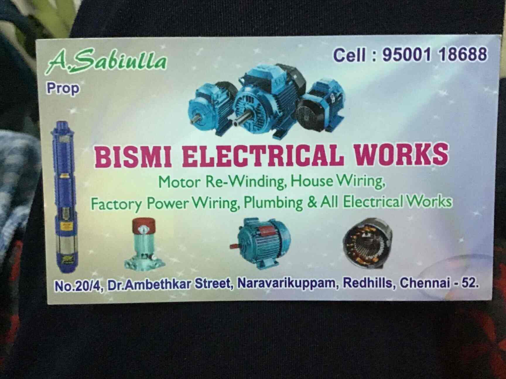 Top 50 Electricians In Redhills Chennai Best Electrical Contractors Justdial