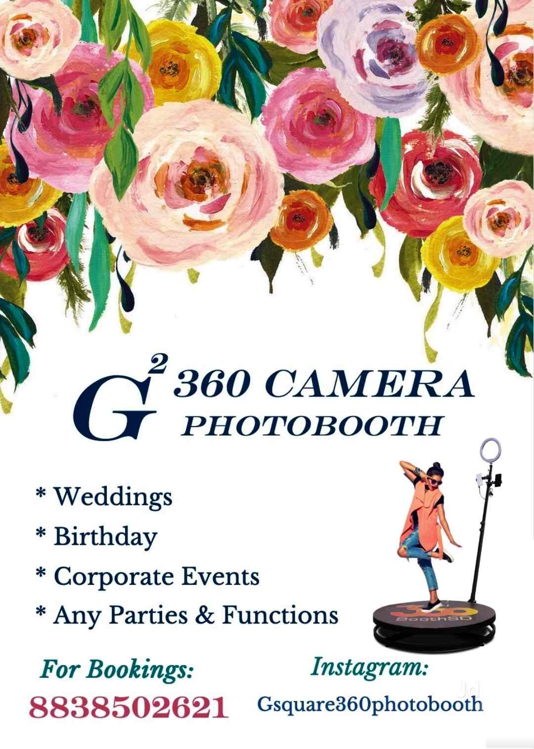 Gsquare 360 Camera Photobooth in Ashok Nagar,Chennai Best My Party