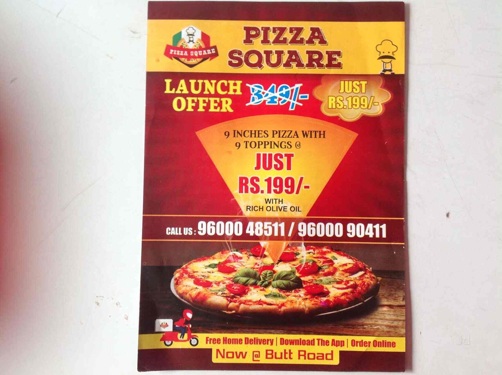 Square Pizza in West Mambalam, Chennai Pizza Menu Justdial