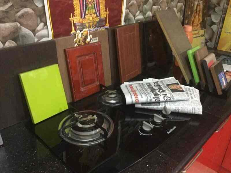 Golden Modular Kitchen in Tiruvottiyur,Chennai Best Modular Kitchen