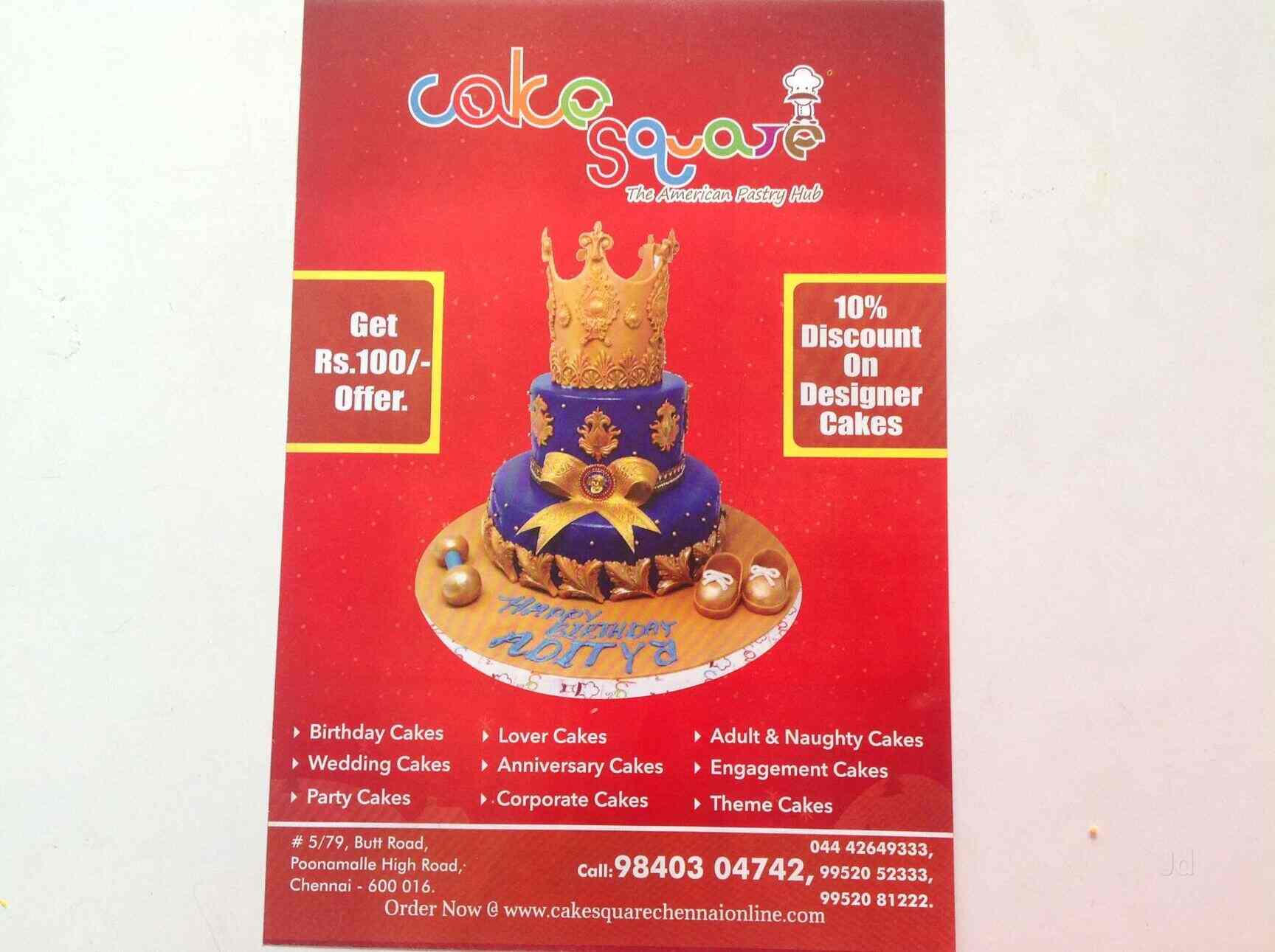 Square Pizza in West Mambalam, Chennai Pizza Menu Justdial