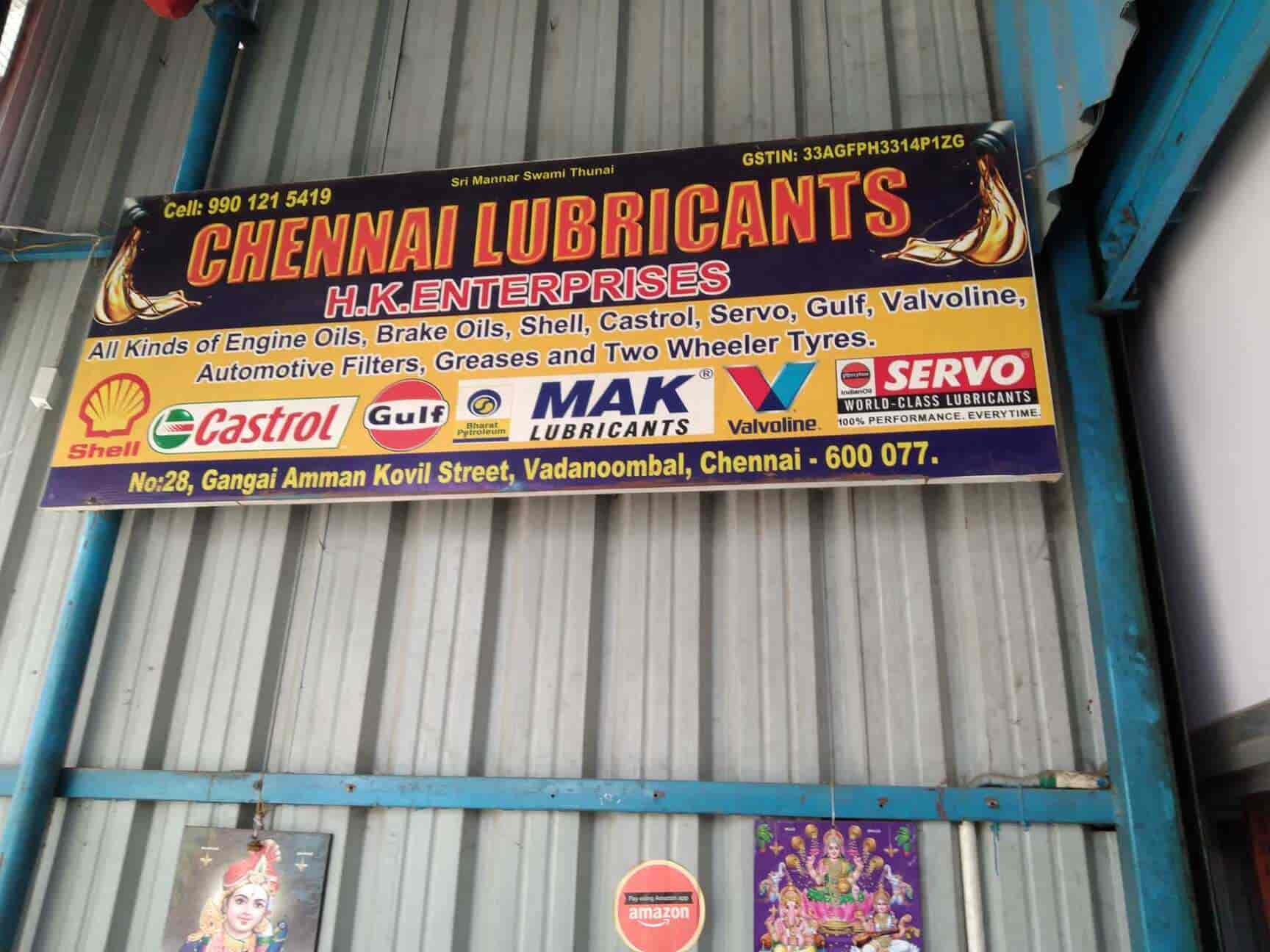 Chennai Lubricants in Thiruverkadu,Chennai Best Engine Oil Dealers in