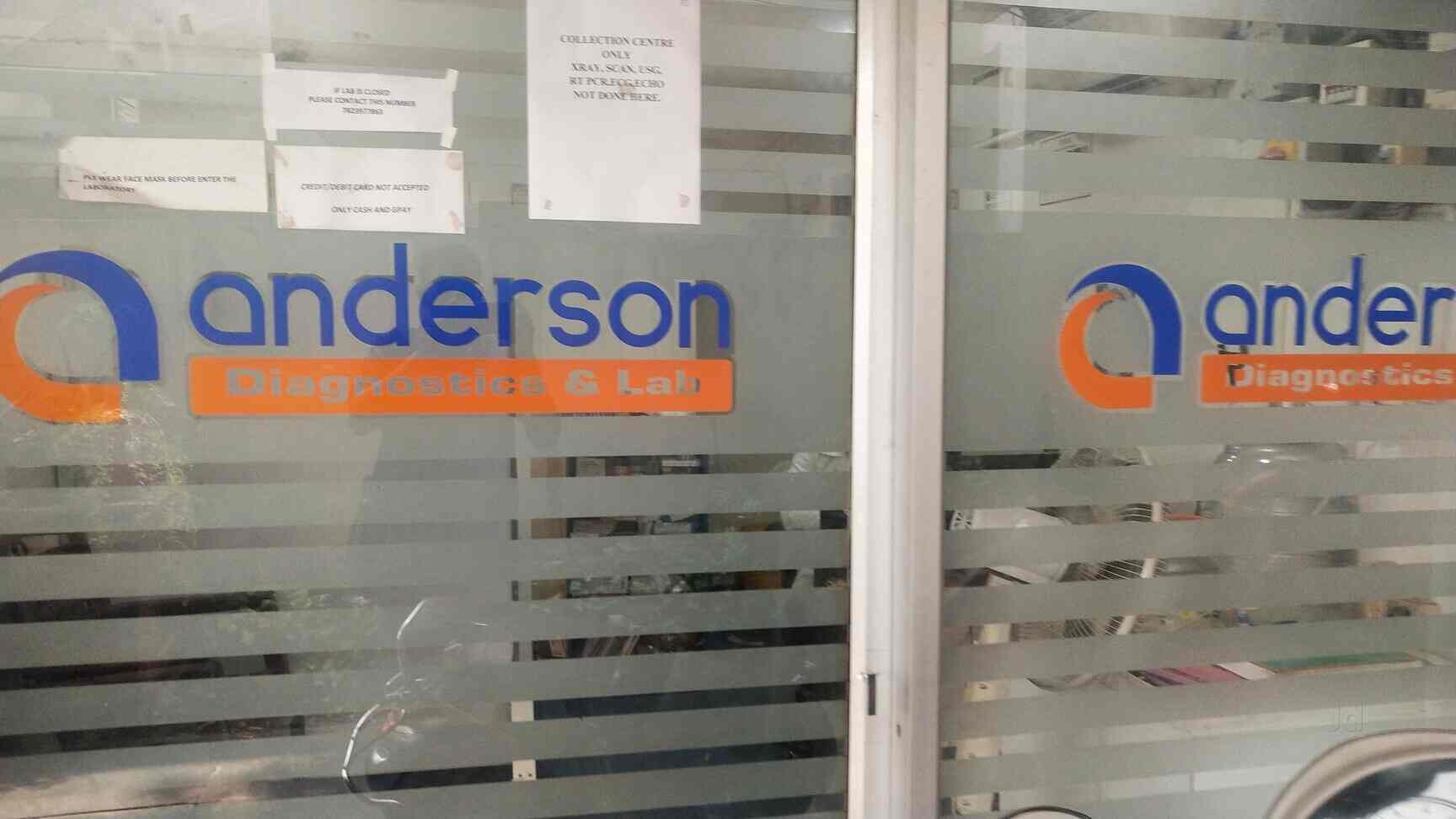 Find list of Anderson Diagnostic Centres in Indira NagarAdyar