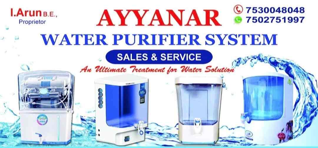 Ayyanar Water Purifier System in Periyar NagarVelacheri,Chennai Best
