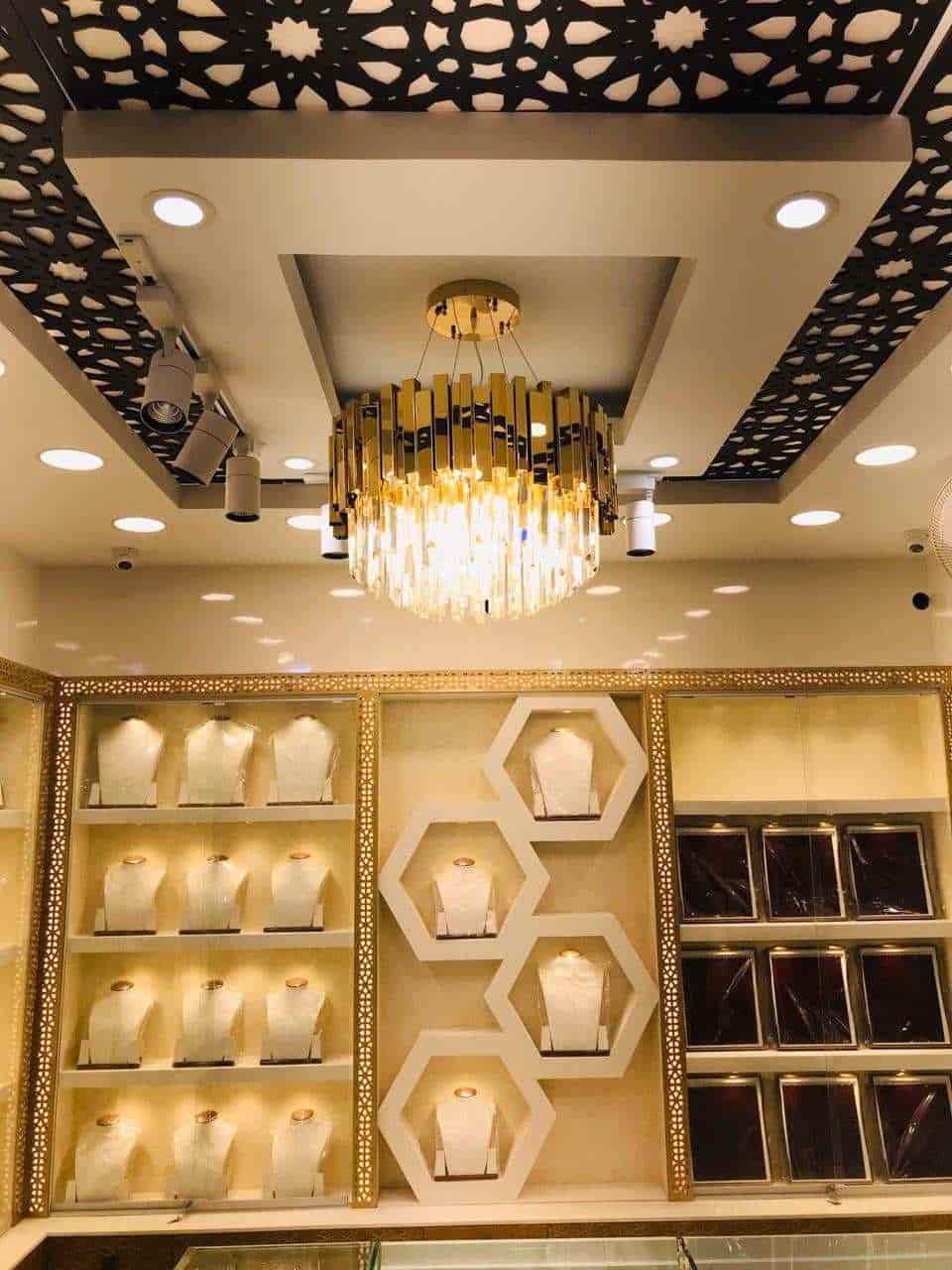 Pop ceiling design store for jewellery shop