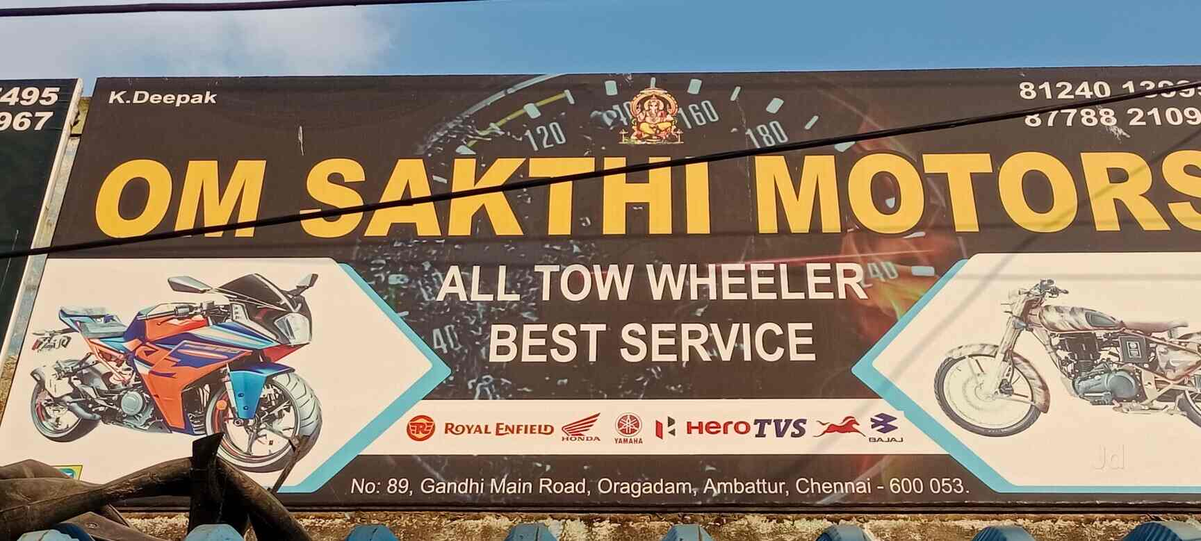 Om Sakthi Motors in Ambattur,Chennai Best Scooter Repair & Services in Chennai Justdial