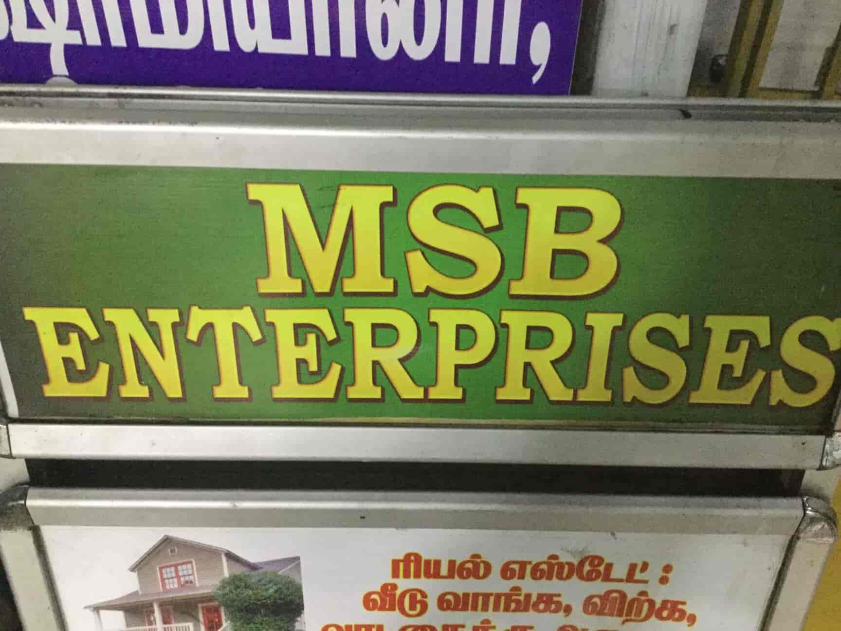 M S B Enterprises in Mylapore,Chennai - Best Estate Agents For ...