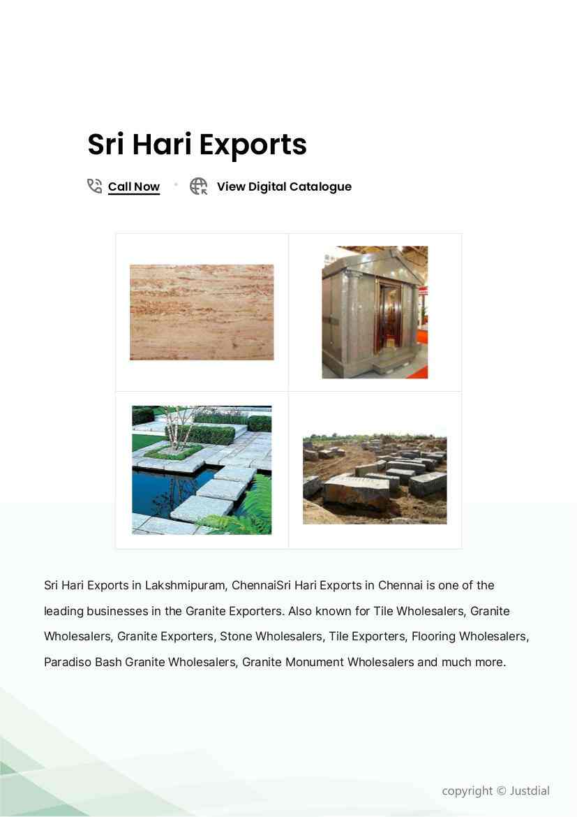 Imperial Gold L Granite in Chennai at ₹ 800 ₹ 6,400 Pc by