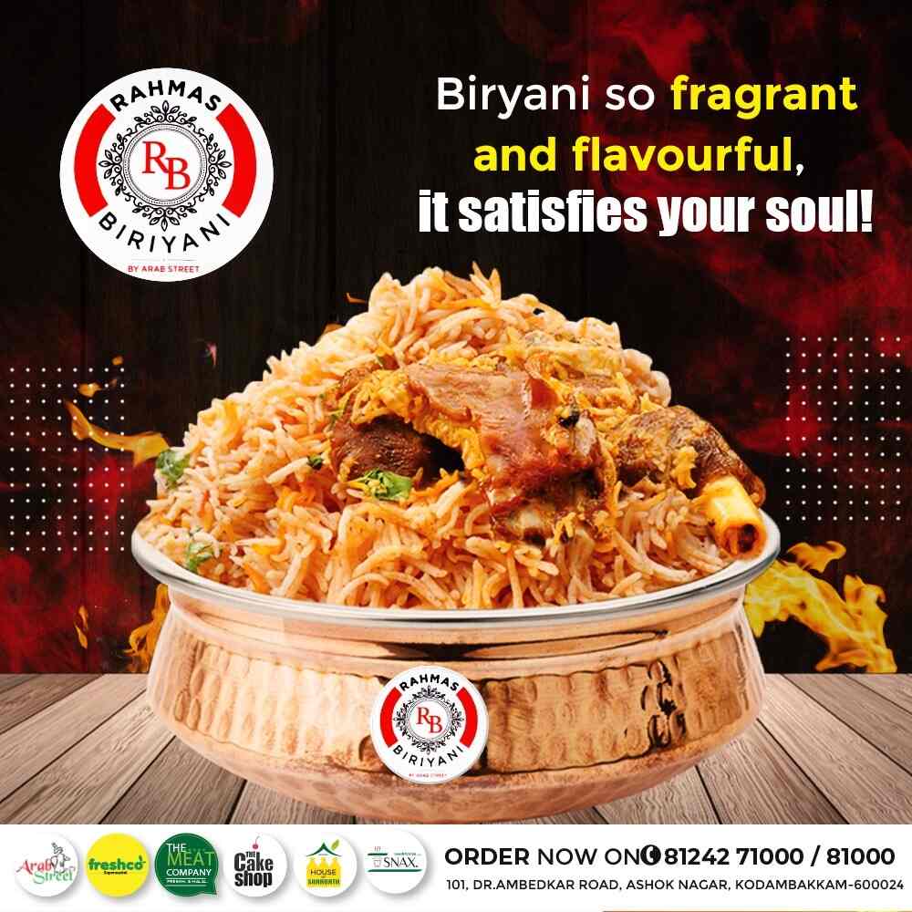Rahmas Biryani in Ashok Nagar,Chennai Order Food Online Best