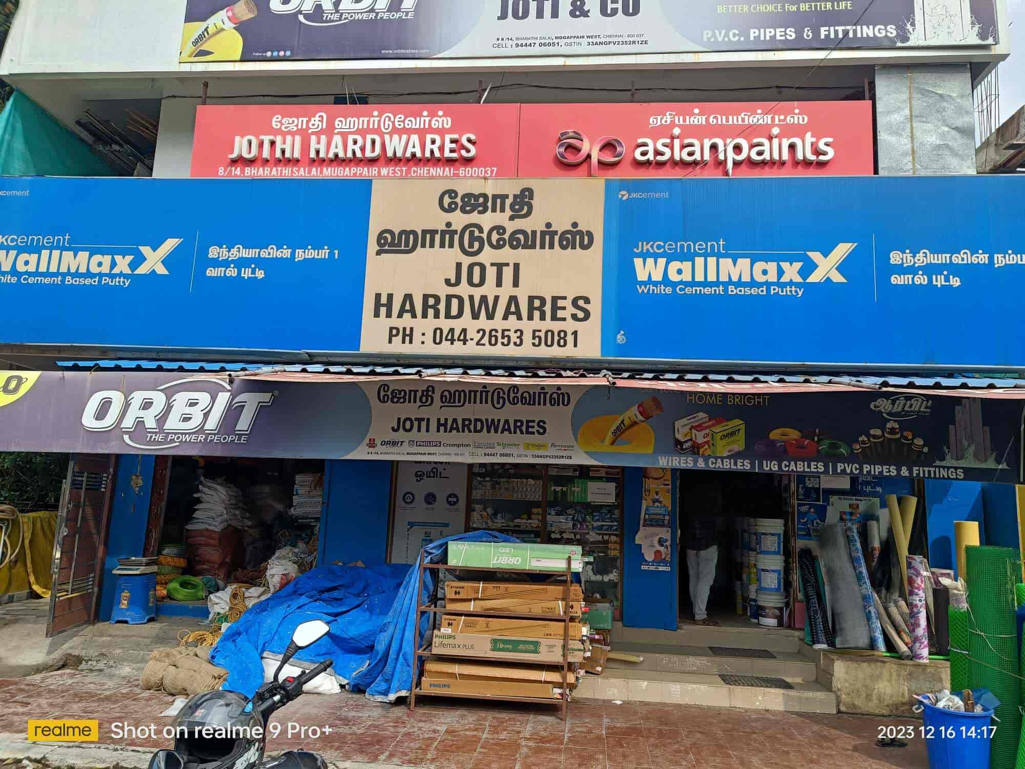 Joti Hardwares& Electricals in Mogappair West,Chennai Best Hardware Shops in Chennai Justdial
