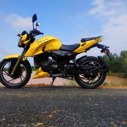 Tvs victor yellow colour sales