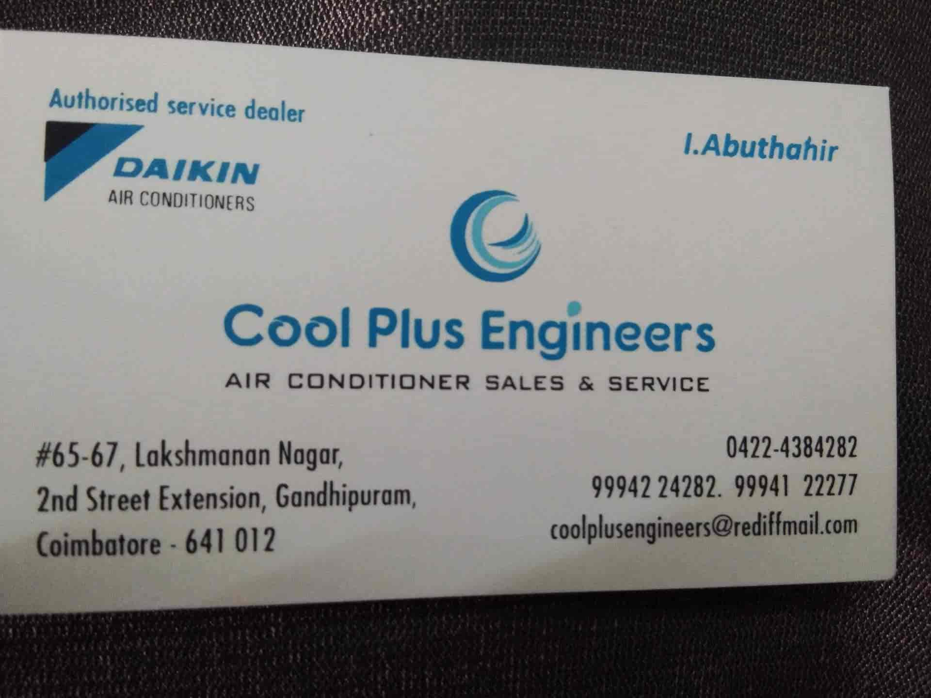 Cool Plus Engineers in Gandhipuram Coimbatore,Coimbatore Best AC