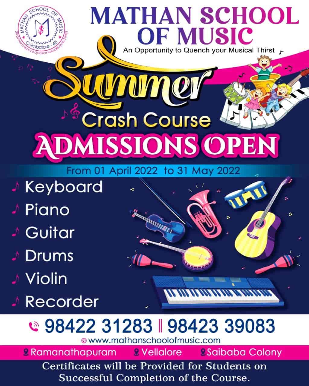 Best Piano Music Classes Near Me in Meena Estate, Coimbatore Piano