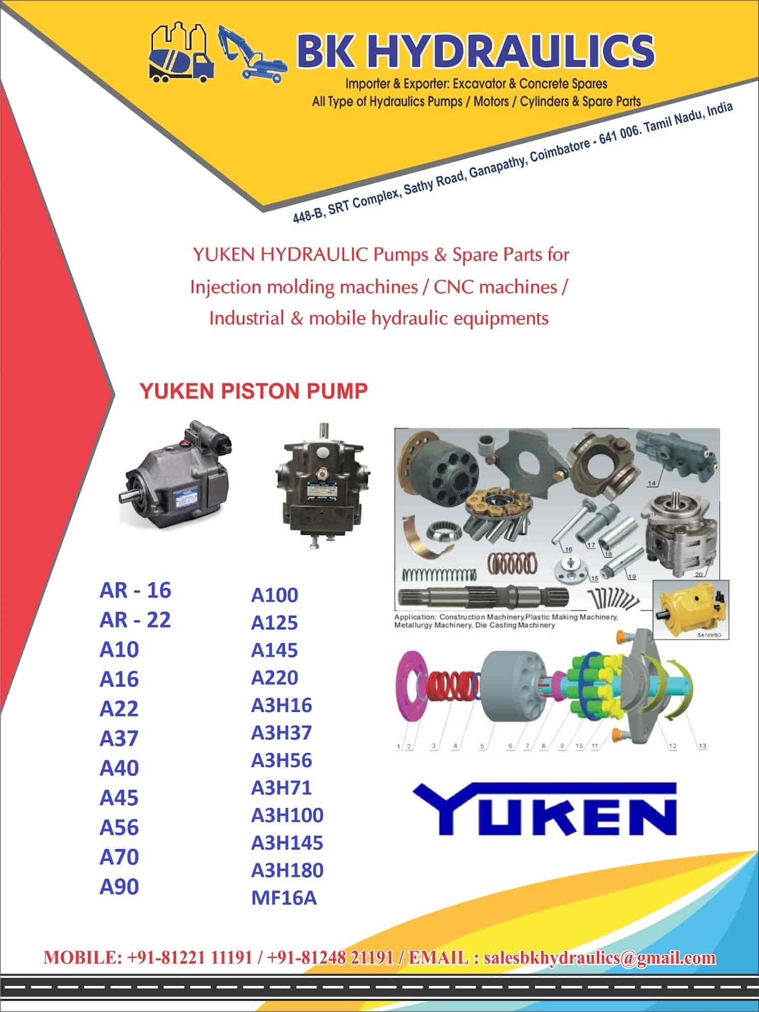 Top Daikin Hydraulic Pump Dealers in Guindy Industrial EstateGuindy