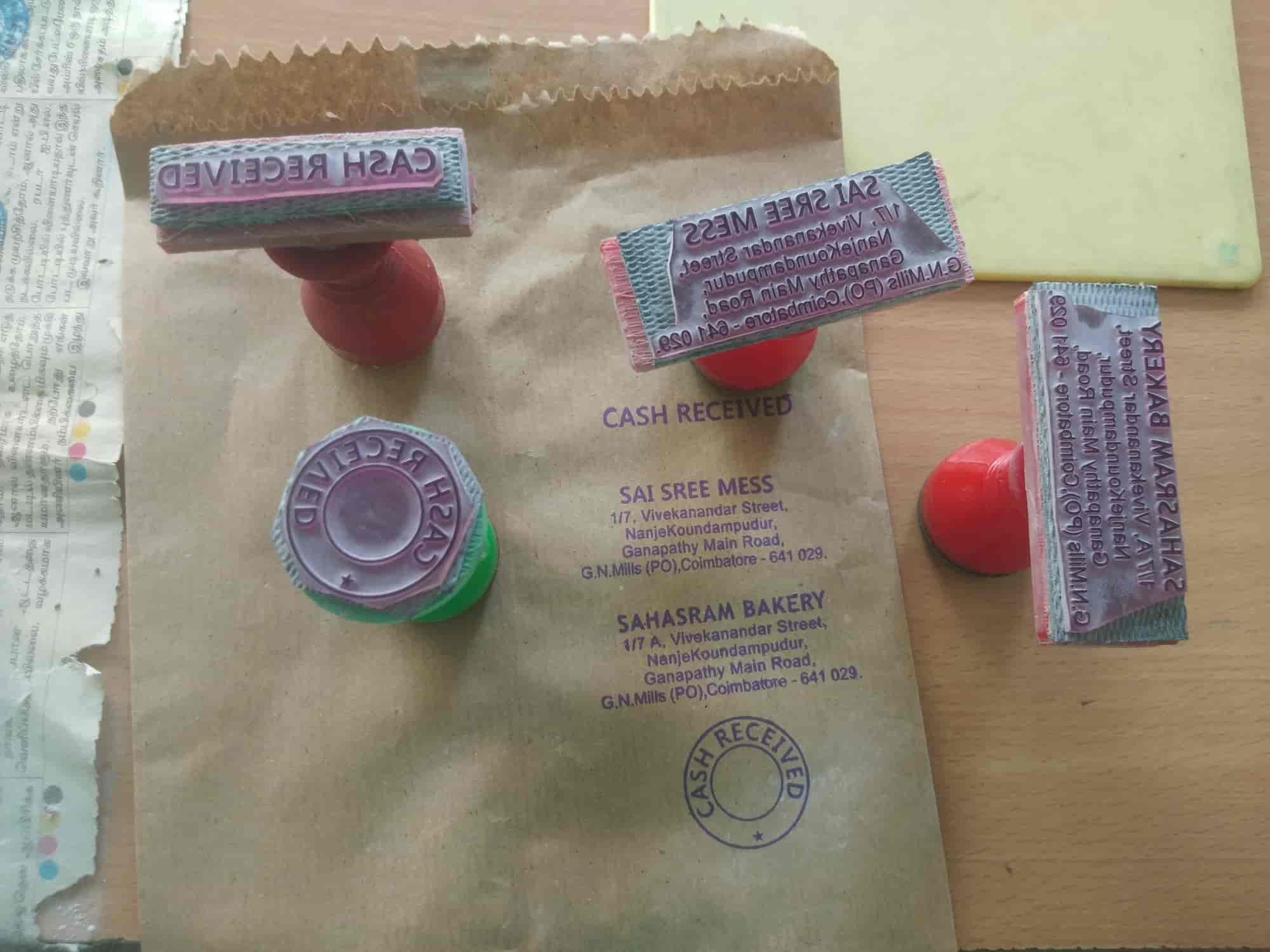 Top Rubber Stamp Dealers in Ganapathy Best Round Rubber Stamp Dealers