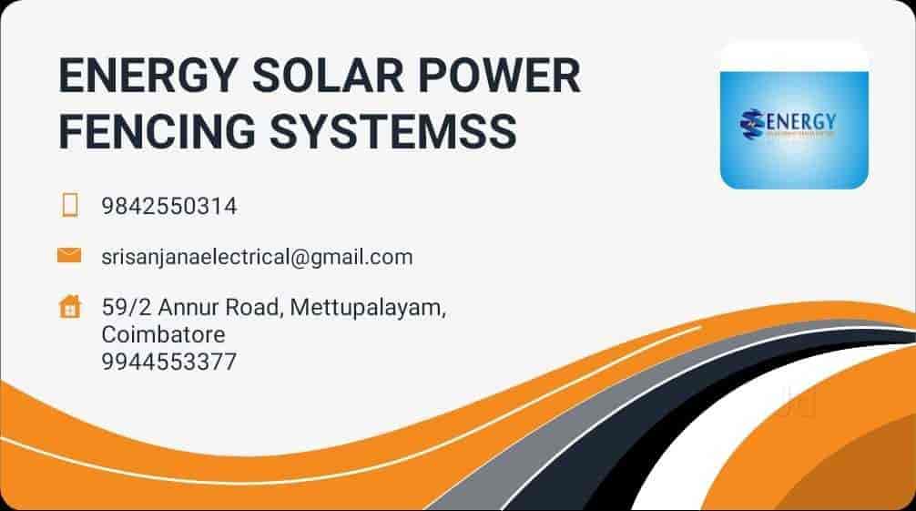 Sri Sanjana Electricals in Mettupalayam,Coimbatore Best Solar Panel