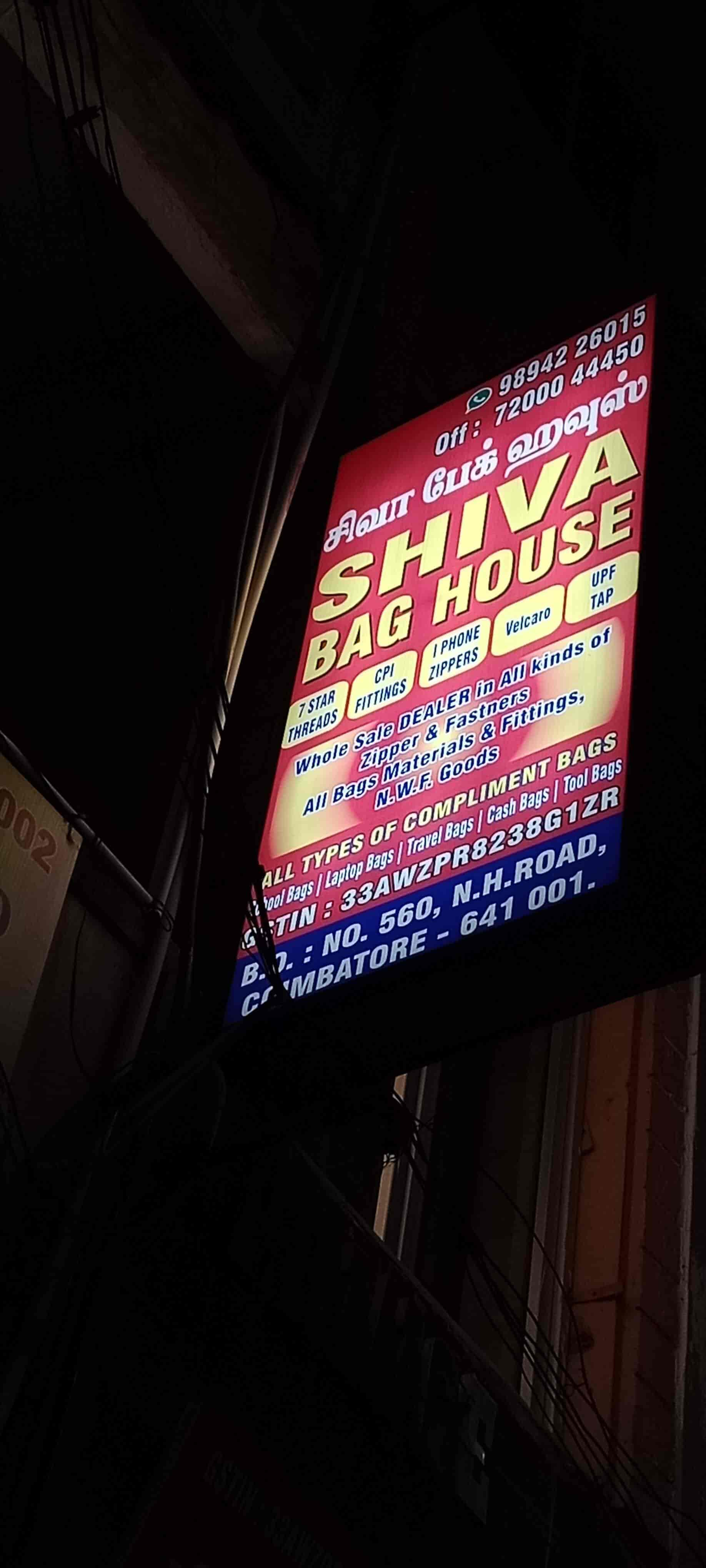 Shiva Bag House in Oppanakara Street,Coimbatore Best Bag Dealers in